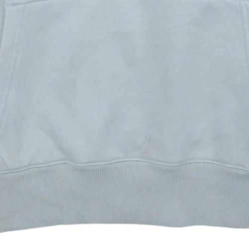 Fred Perry Men's Light Grey Hoodie Small Pullover Cotton Blend - Image 7