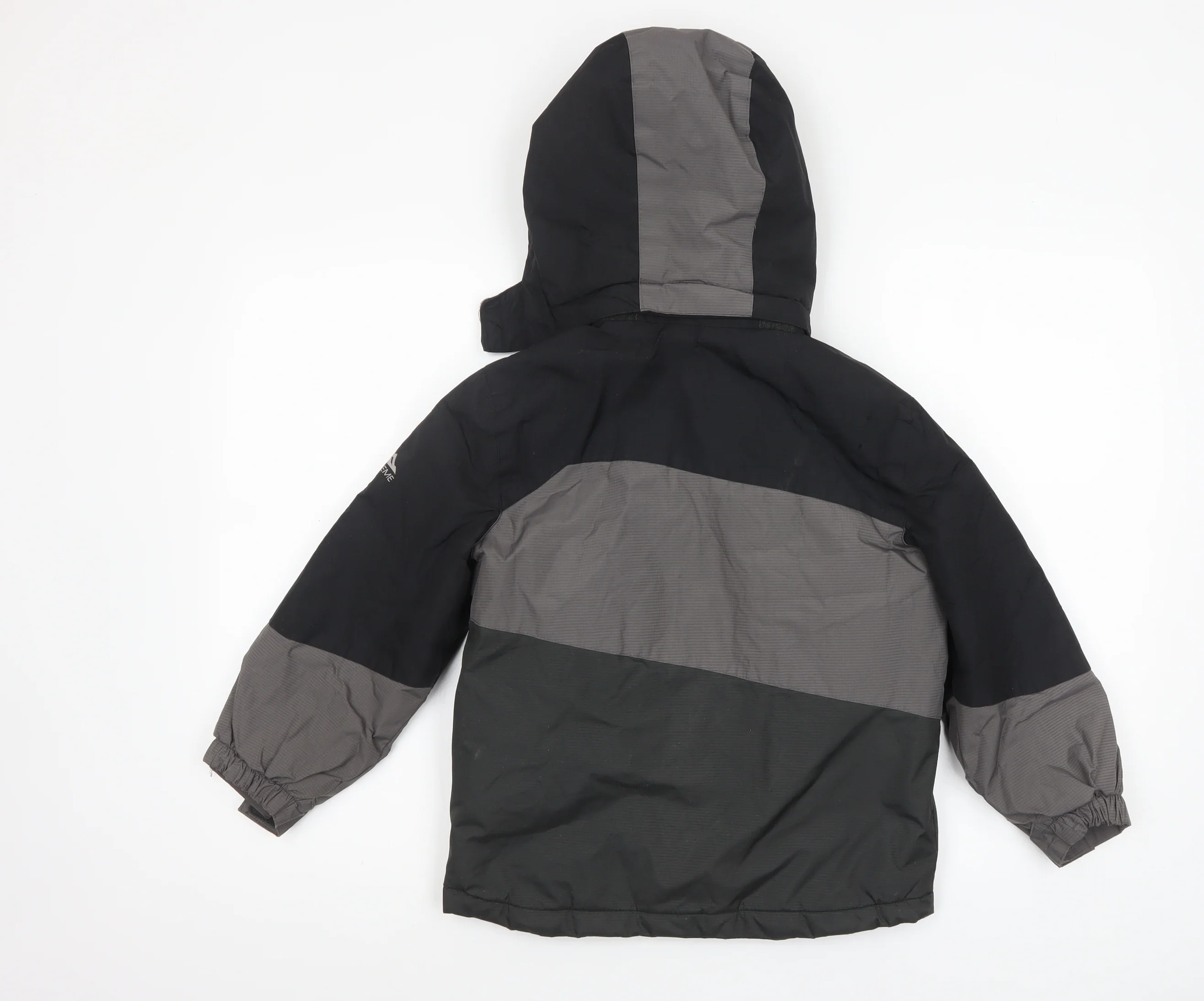 Free Country Boys Grey Waterproof Hooded Puffer Jacket Size 5-6 Years - Image 3