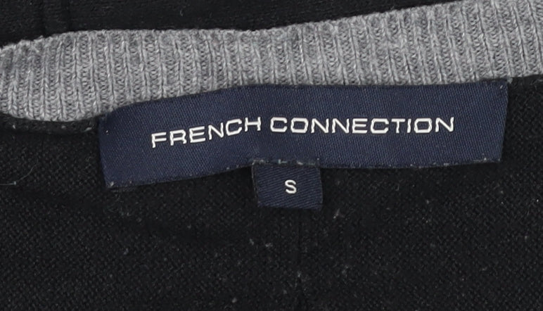 French Connection Womens Grey Crew Neck Wool Blend Jumper Size S - Image 4