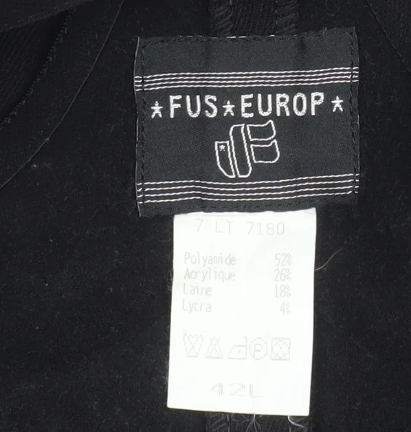 FUS EUROP Men's Black L Snow Pants Ski Waterproof Trousers 42L - Image 4