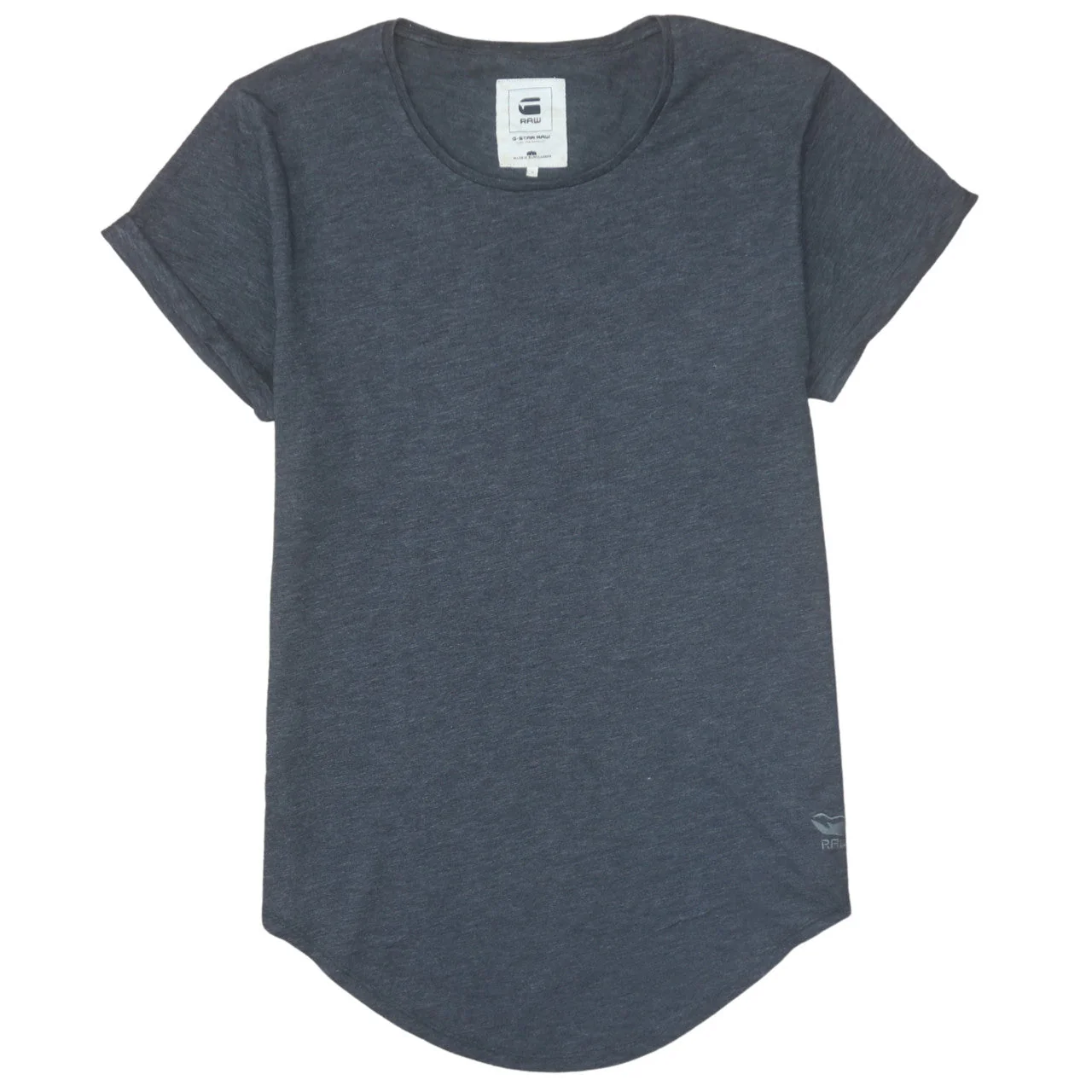 G-Star RAW Men’s Grey Cotton Crew Neck Short Sleeve T-Shirt S Regular