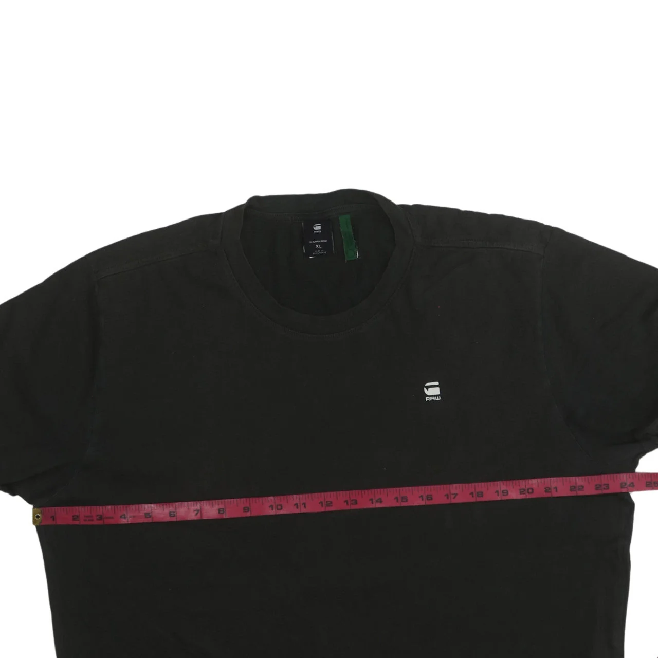 G-Star RAW Men's Black XL Crew Neck Cotton T-Shirt - Image 2
