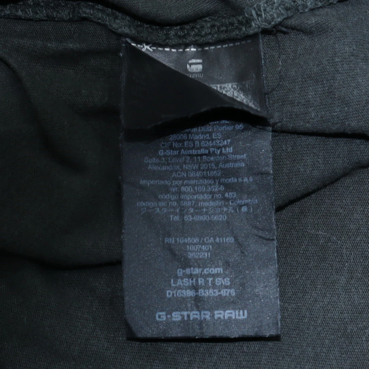 G-Star RAW Men's Black XL Crew Neck Cotton T-Shirt - Image 6