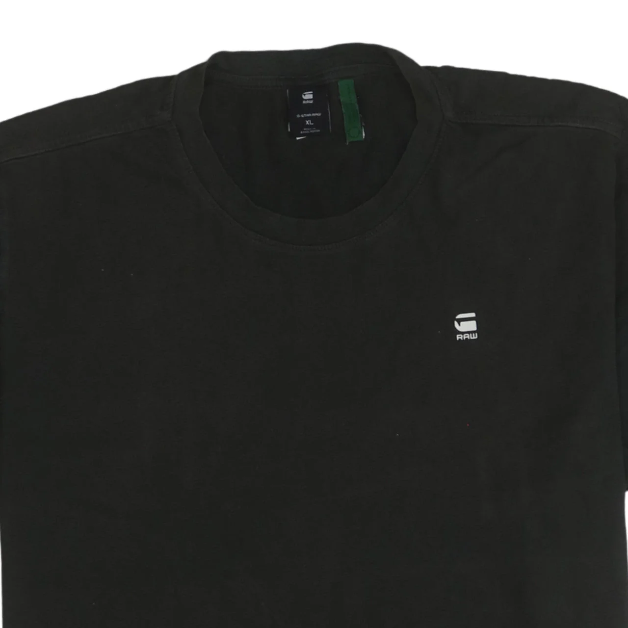 G-Star RAW Men's Black XL Crew Neck Cotton T-Shirt - Image 8