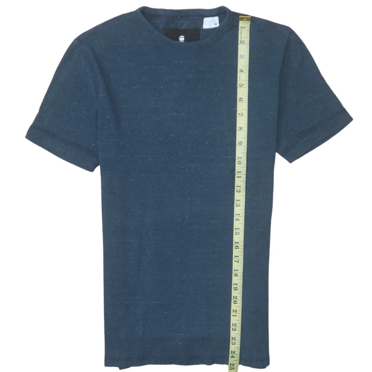 G-Star Raw Men's Blue Crew Neck Regular Fit Short Sleeve T-Shirt Size S - Image 3