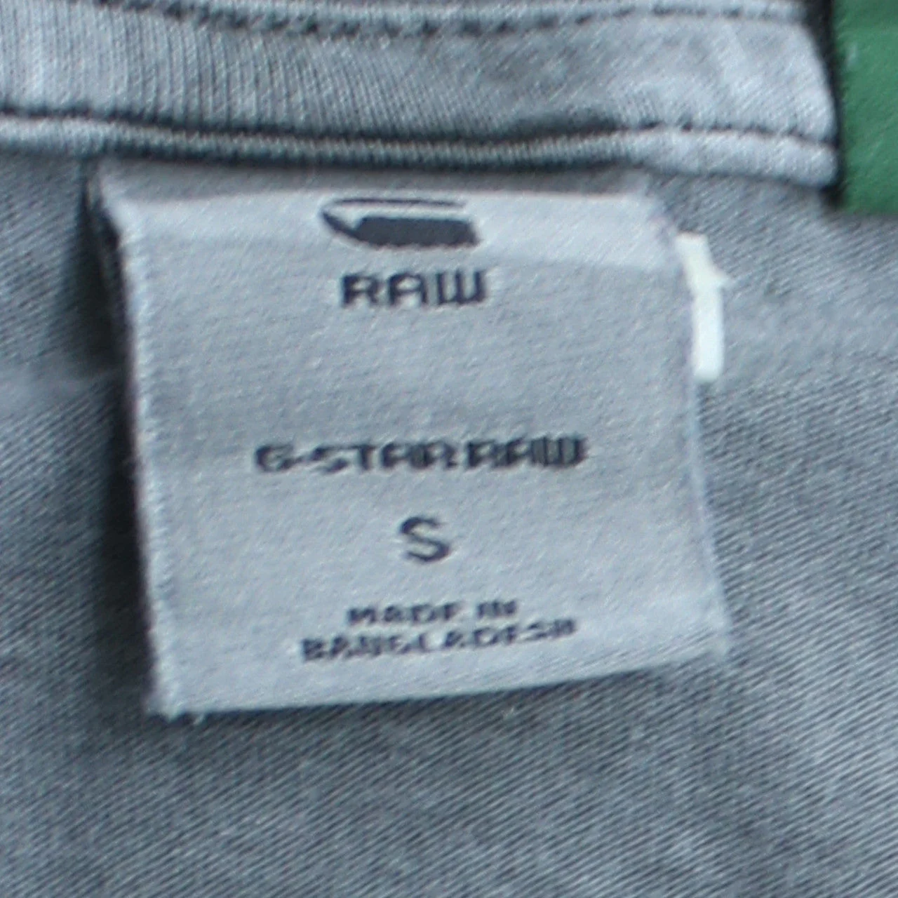 G-Star RAW Men's Grey Crew Neck Cotton T-Shirt Size S - Image 5