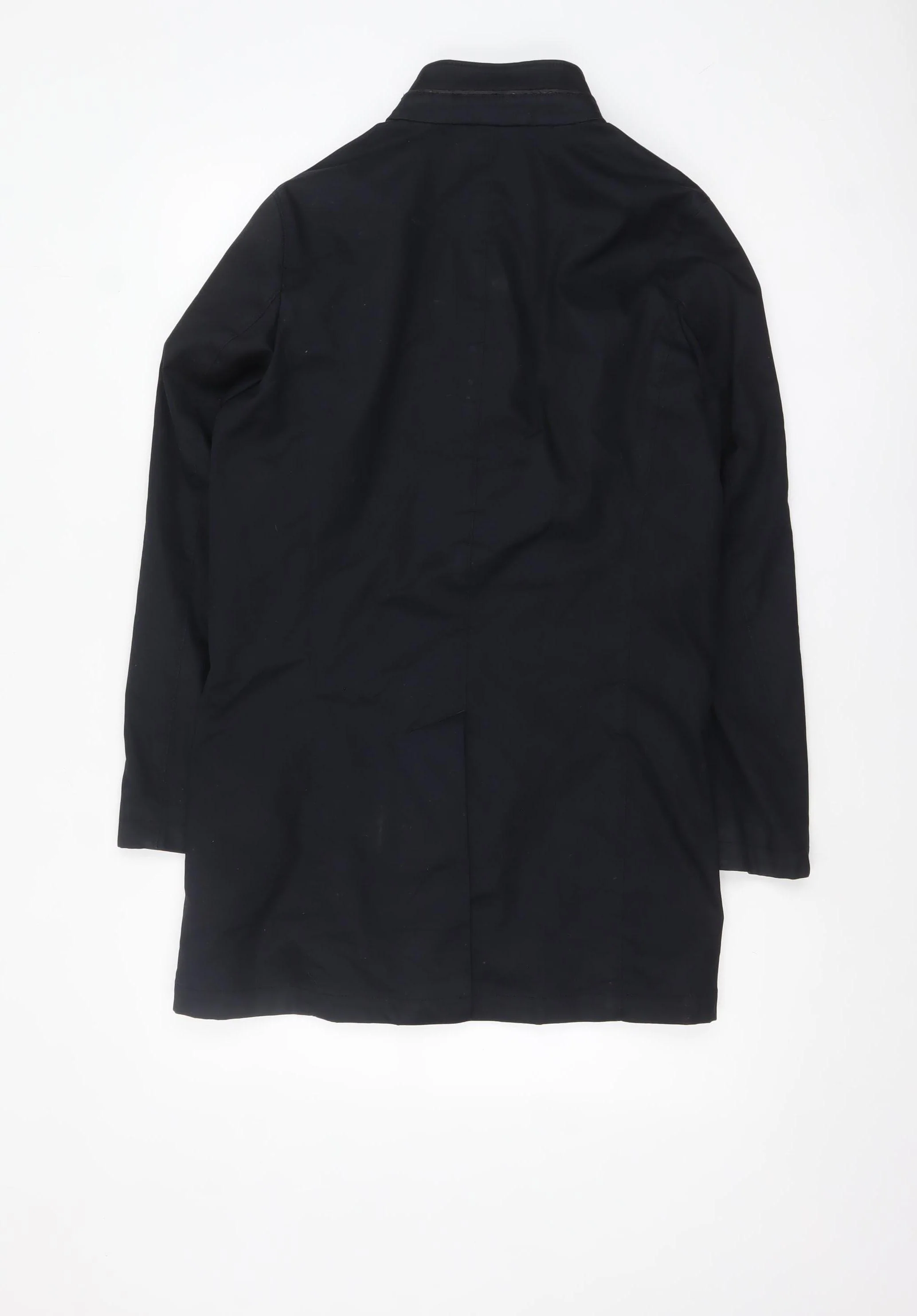 G2000 Men’s Black Mid-Length Stand Collar Cotton Blend Coat Size 36 - Image 3