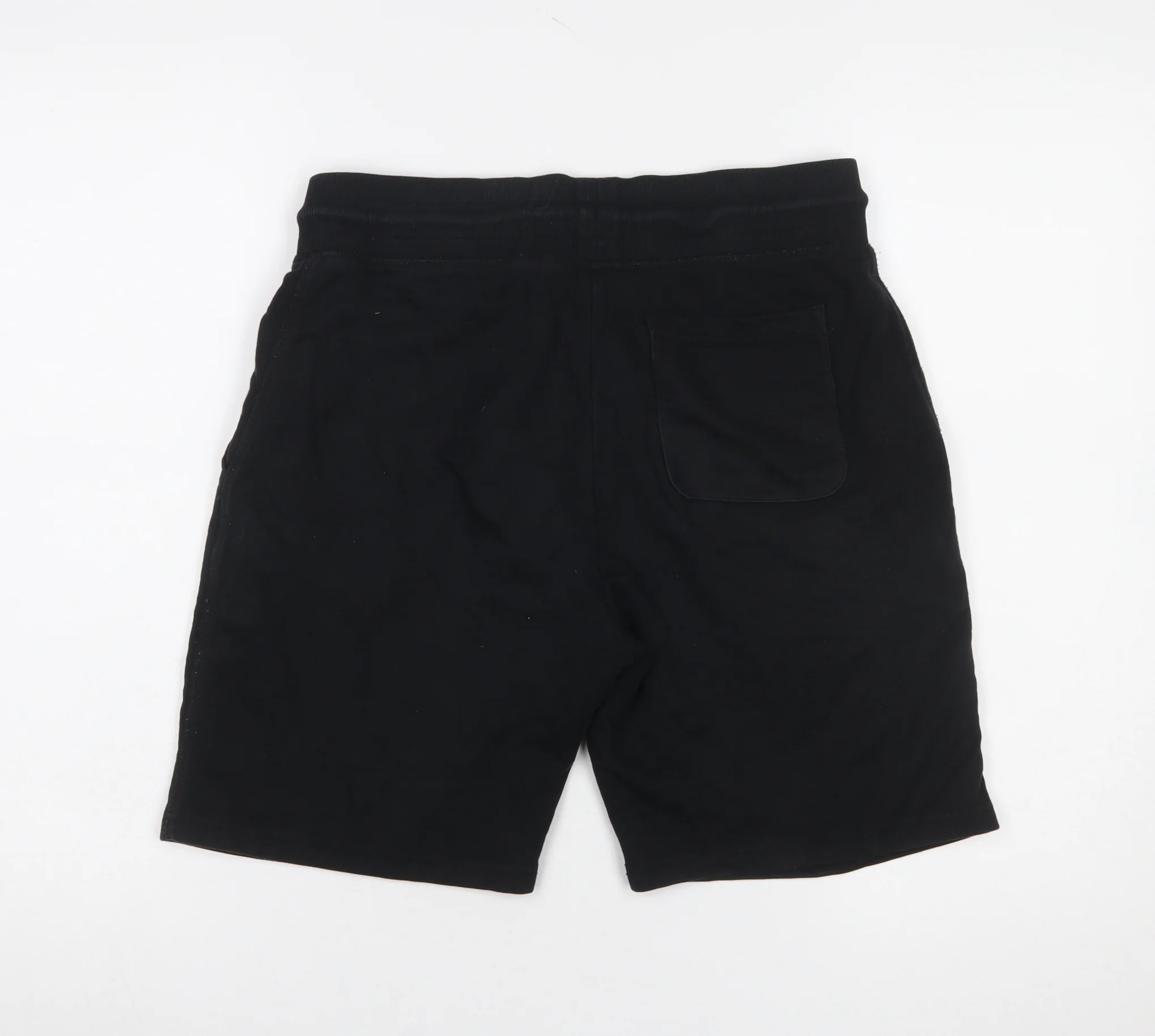 GANT Men's Black Sweat Shorts Size S Elastic Waist Casual - Image 3