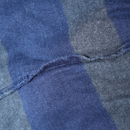 GANT Men's Blue Striped Collared Pullover Sweatshirt L - Image 5