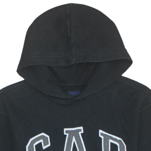 GAP Boys Black XL Pullover Fleece Logo Hoodie - Image 5