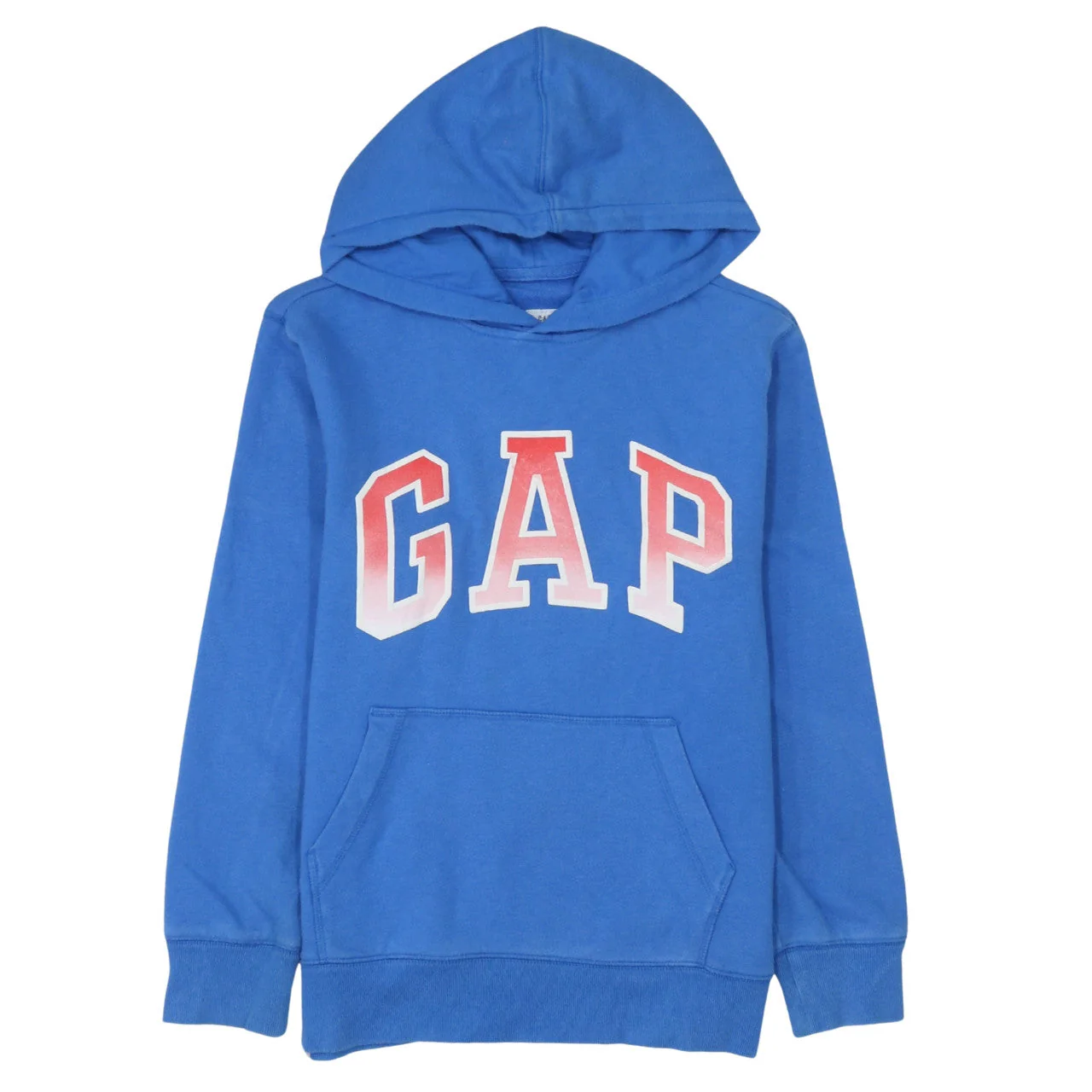 GAP Boys Blue XL Pullover Hoodie with Logo Front - Cotton Blend