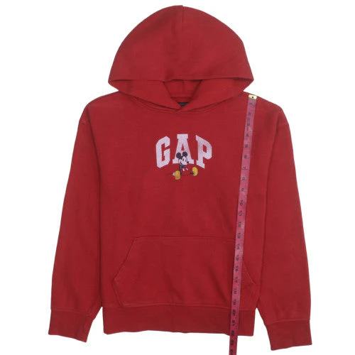 GAP Disney Red Hoodie Women Teens XXL Mickey Mouse Pullover Cotton Blend - Image 2