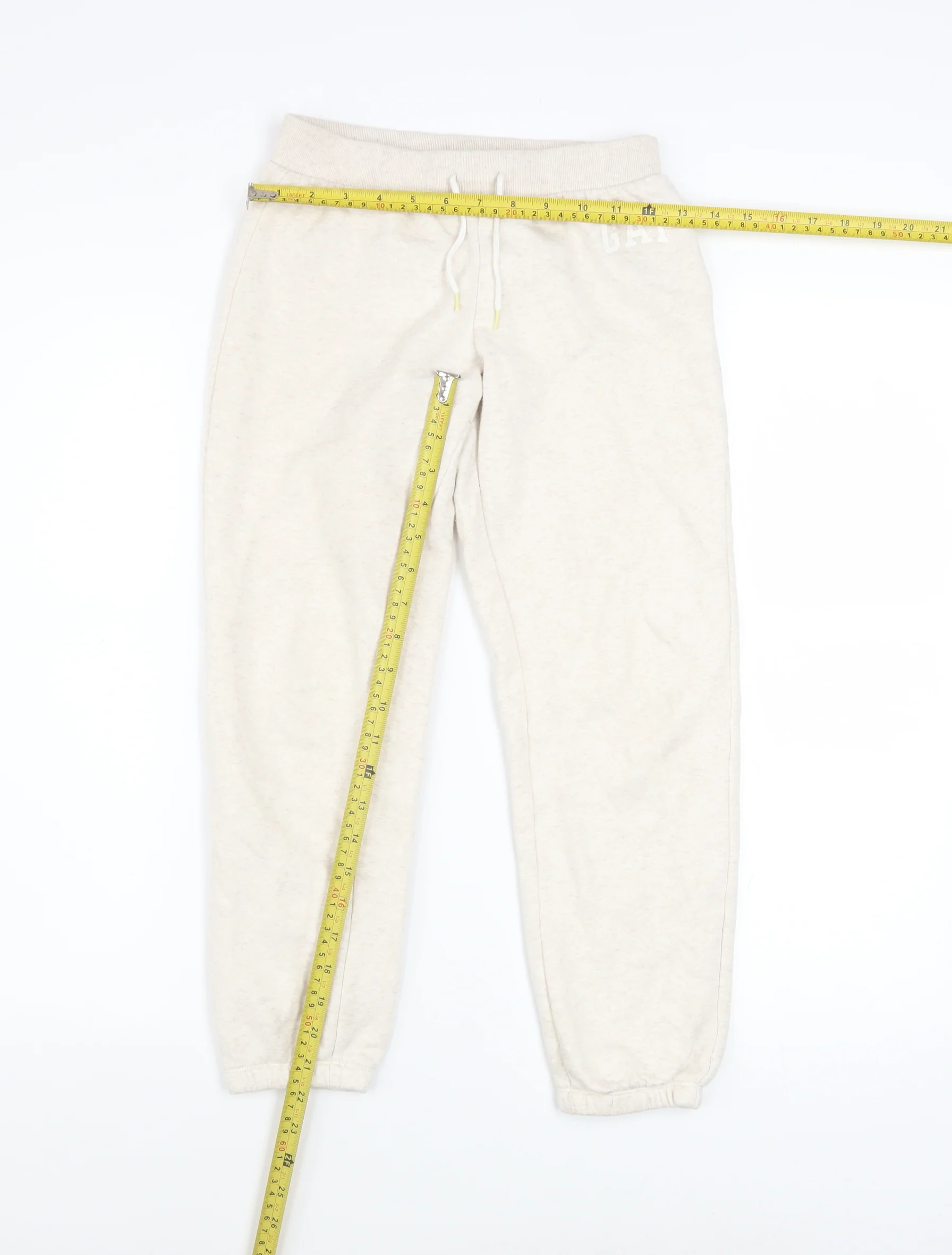GAP Girls Beige Jogger Sweatpants Size 10 Years Cotton Blend Activewear - Image 2