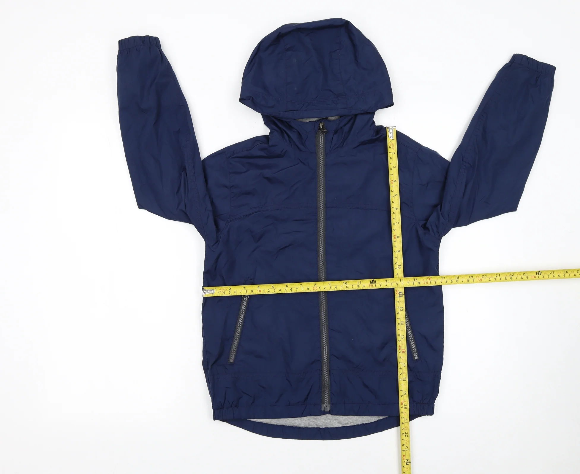 GAP Kids Boys Blue Hooded Windbreaker Jacket 8-9 Years - Image 2