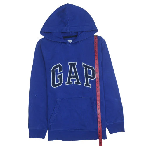GAP Kids Boys Blue Pullover Hoodie XXL 14 Years Cotton Blend Classic - Image 3
