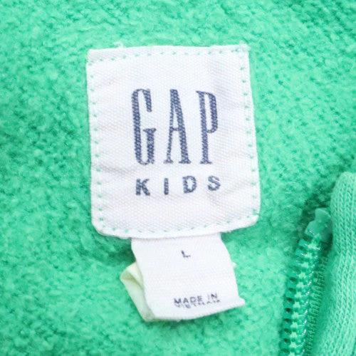 GAP Kids Boys Green Full Zip Hoodie L 10-11 Years Cotton Blend - Image 5