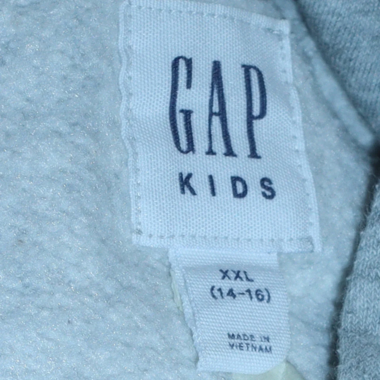 GAP Kids Boys Grey Pullover Hoodie XXL (14-16) Cotton Blend - Image 5