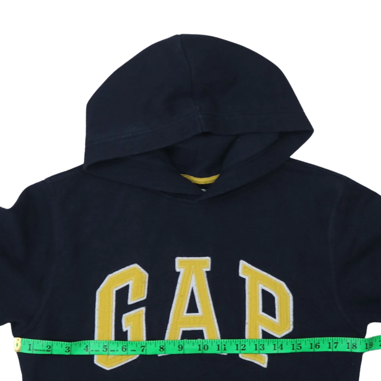 GAP Kids Boys Navy Blue Pullover Hoodie XL 12-13 Years Cotton Blend - Image 3