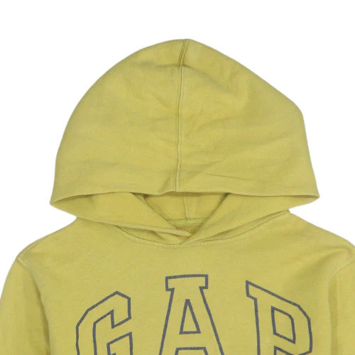 GAP Kids Boys Yellow & Grey Pullover Hoodie XXL Cotton Blend Sweatshirt - Image 7