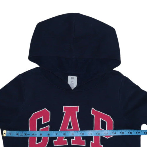 GAP Kids Girls Navy Blue Pullover Hoodie XXL (14-16) Cotton Blend - Image 3