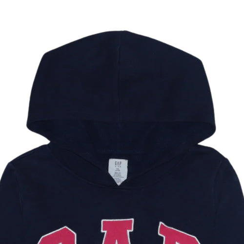 GAP Kids Girls Navy Blue Pullover Hoodie XXL (14-16) Cotton Blend - Image 8