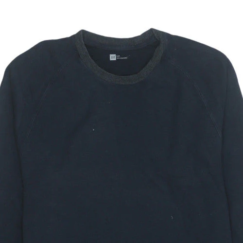GAP Men Blue Pullover Sweatshirt Size S Crew Neck Long Sleeve - Image 5