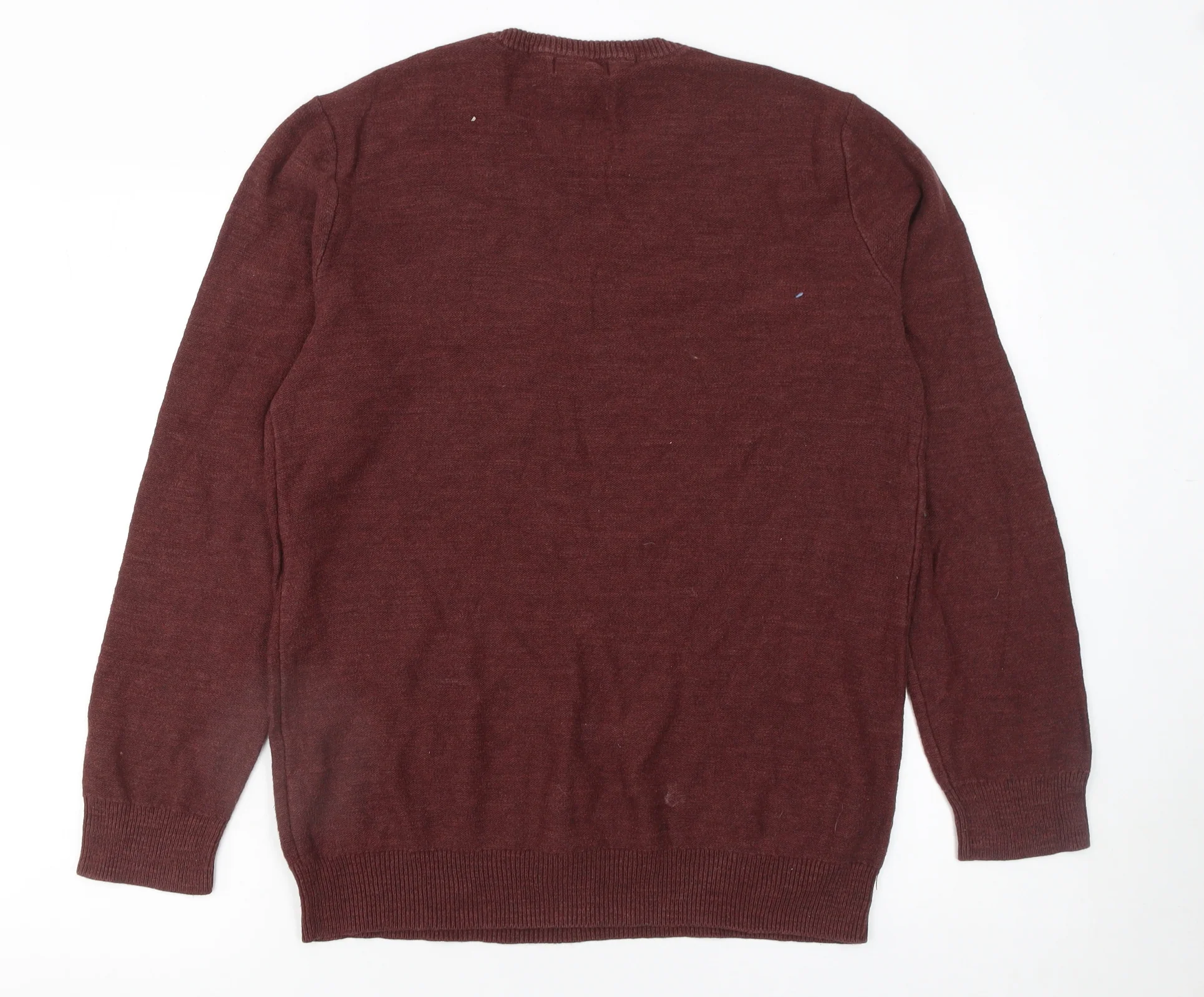 Gap Men Brown Cotton Crew Neck Pullover Jumper Size M - Image 3