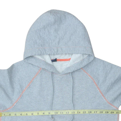 GAP Men Grey Pullover Hoodie M Fleece Long Sleeve Casual - Image 2