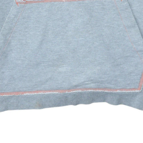 GAP Men Grey Pullover Hoodie M Fleece Long Sleeve Casual - Image 8