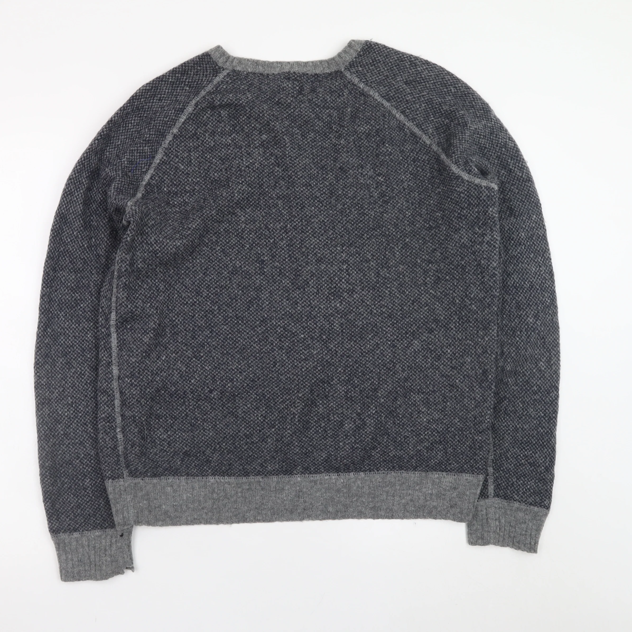 Gap Men’s Grey Wool Blend Crew Neck Pullover Jumper M - Image 3