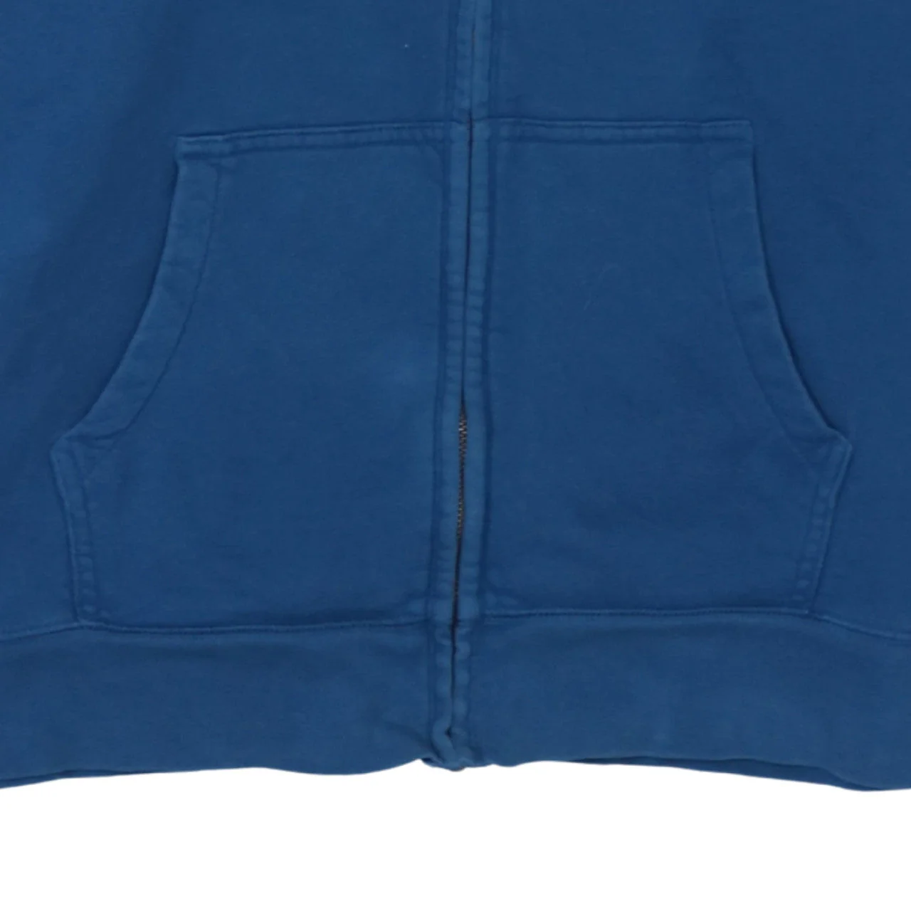 GAP Men's Blue Full Zip Hoodie XL Logo Fleece Sweatshirt - Image 7