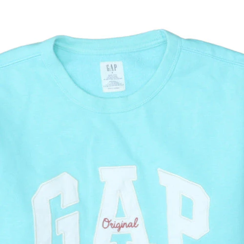 GAP Men's Blue Logo Pullover Sweatshirt Size S Crew Neck - Image 8