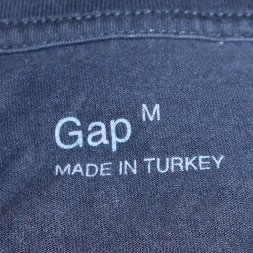 GAP Men's Blue London Graphic Cotton T-Shirt Size M - Image 4