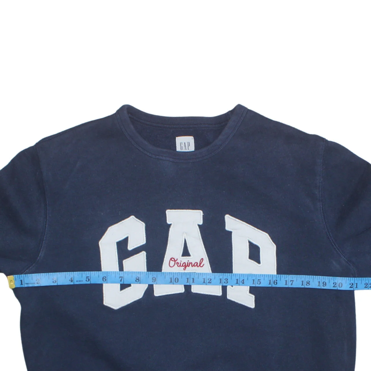 GAP Men's Blue Original Logo Pullover Sweatshirt Size M - Image 2