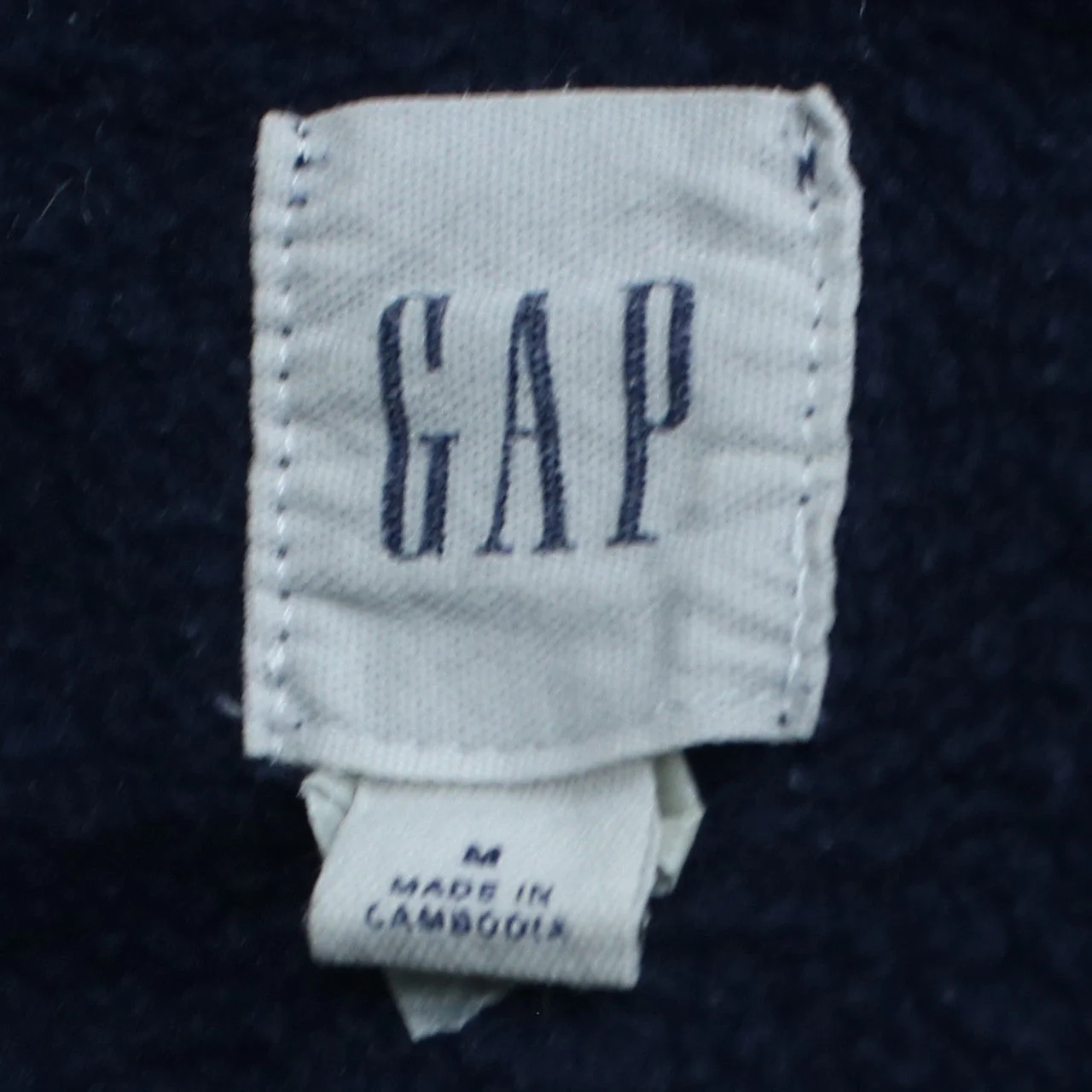 GAP Men's Blue Original Logo Pullover Sweatshirt Size M - Image 6