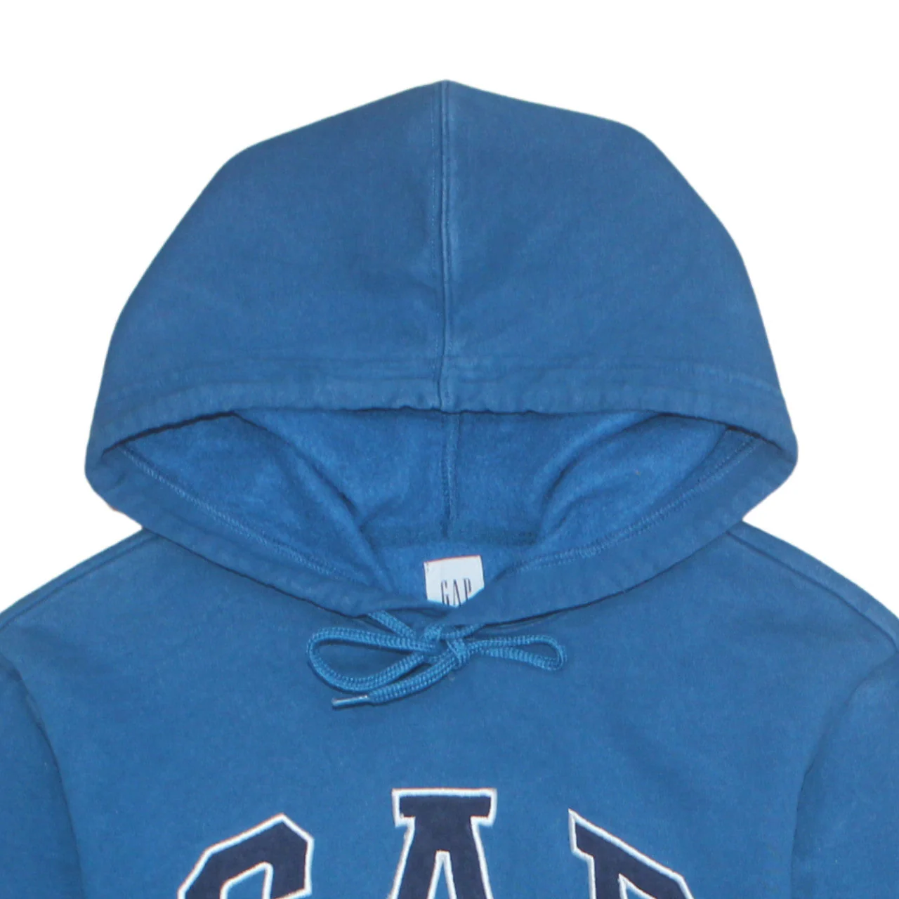 GAP Men's Blue Pullover Hoodie XS Cotton Blend College Style - Image 8