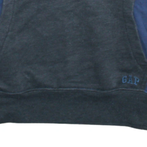GAP Mens Blue Pullover Hoodie XS Regular Fit Fleece Sweatshirt - Image 7