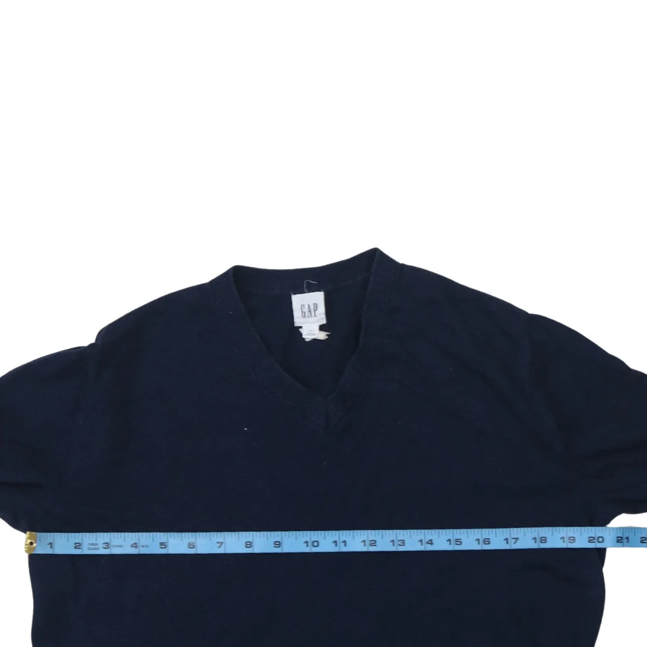 GAP Men's Blue V-Neck Long Sleeve Pullover Sweatshirt Size S - Image 2