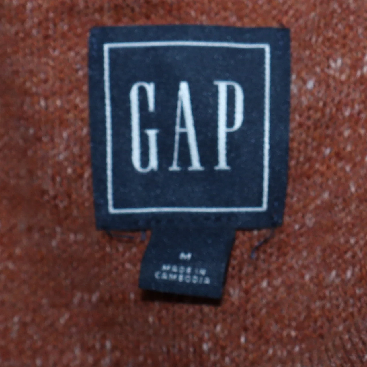 GAP Men's Brown Cotton Crew Neck Pullover Jumper Size M - Image 5