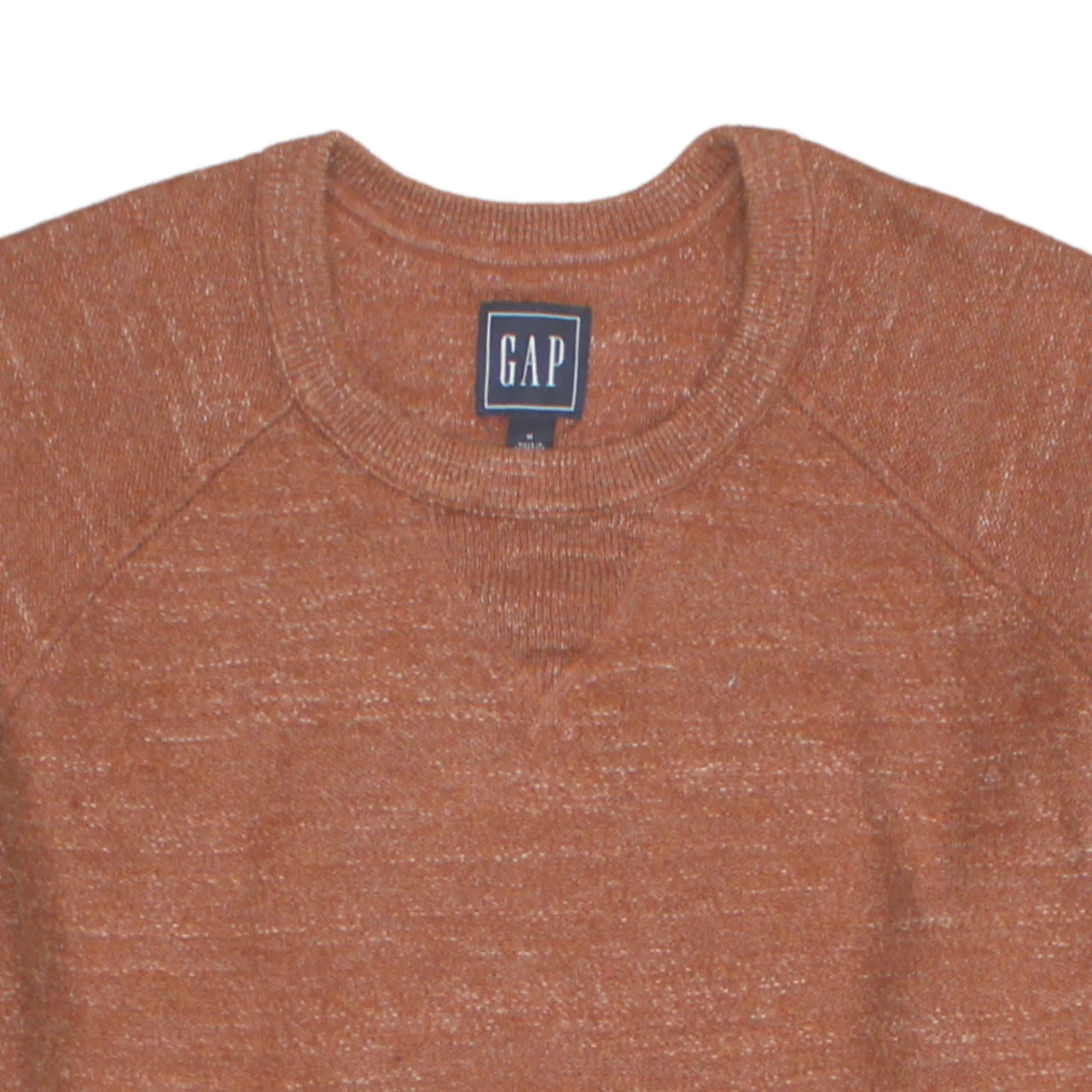 GAP Men's Brown Cotton Crew Neck Pullover Jumper Size M - Image 8