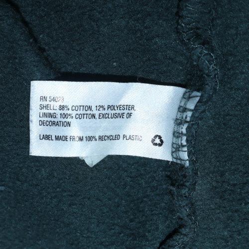 GAP Mens Green Pullover Hoodie M Fleece Lined Logo Sweatshirt - Image 6