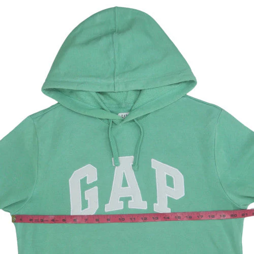 GAP Men's Green Pullover Hoodie Small Regular Fit Fleece - Image 2