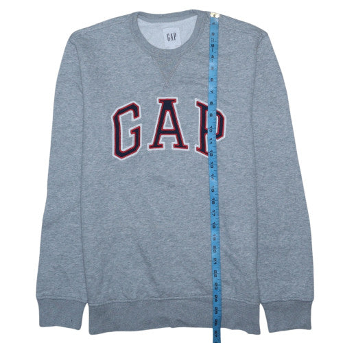 GAP Men's Grey Crew Neck Logo Pullover Sweatshirt Size S - Image 2