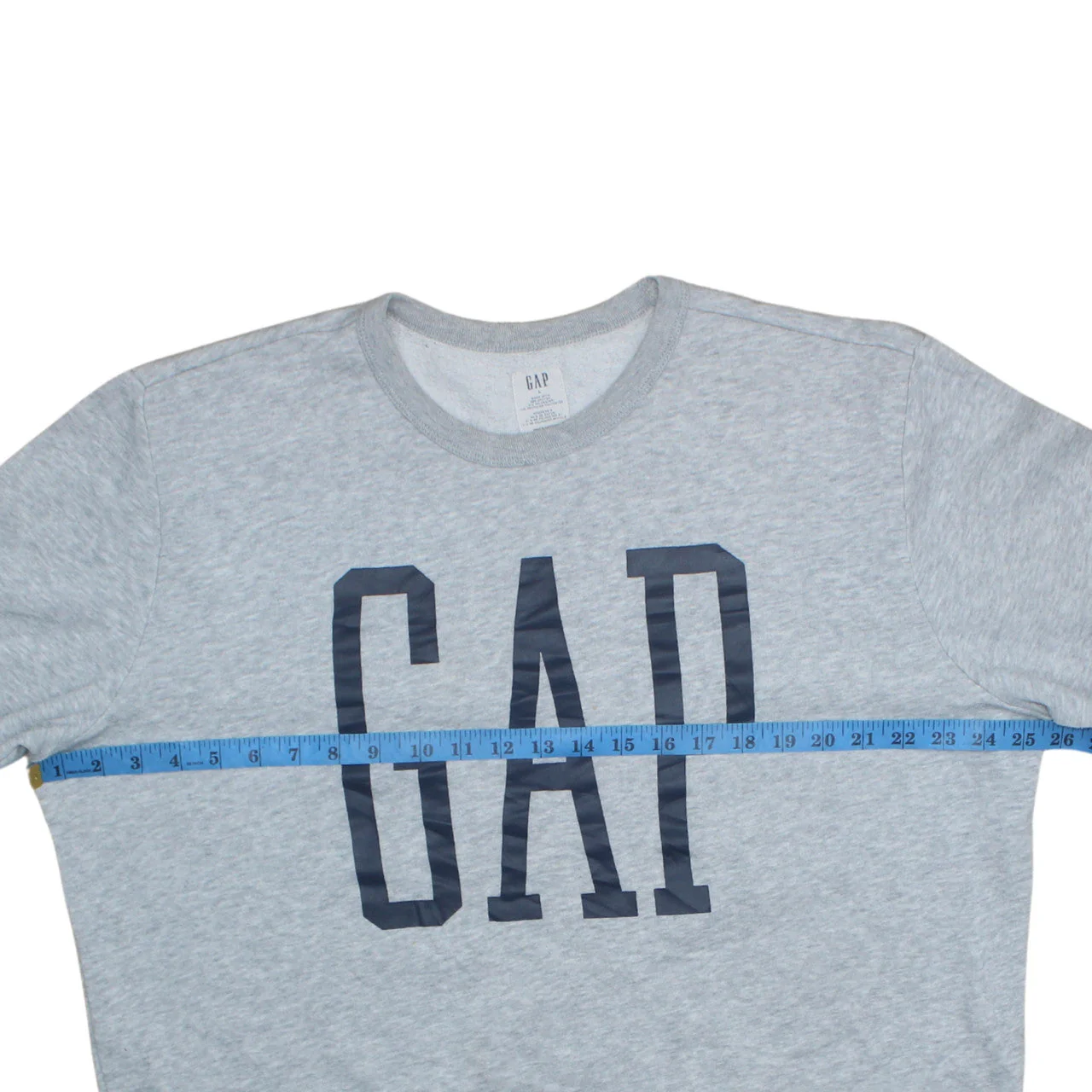GAP Men's Grey Logo Pullover Sweatshirt L Regular Fit - Image 3