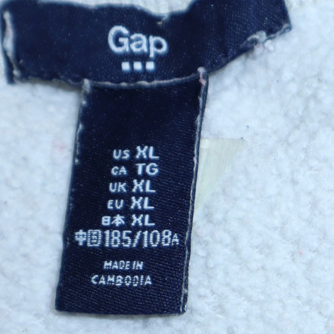 GAP Men's Grey XL Classic Logo Pullover Sweatshirt - Image 6
