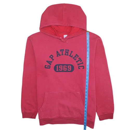 GAP Men's Red XL Pullover Hoodie Fleece Graphic Sweatshirt - Image 3