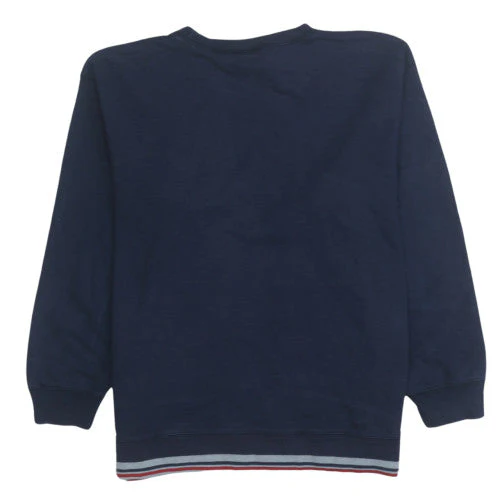 GAP Teens Navy Blue XXL Crew Neck Pullover Sweatshirt Cotton Blend - Image 4
