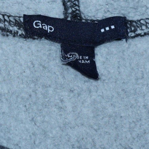 GAP Women Dark Grey Pullover Hoodie Size M Cotton Blend Fleece - Image 5