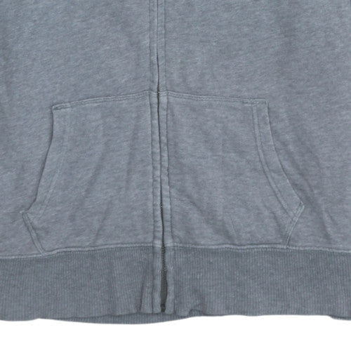 GAP Women Grey Full Zip Hoodie L Cotton Casual Sweatshirt - Image 7