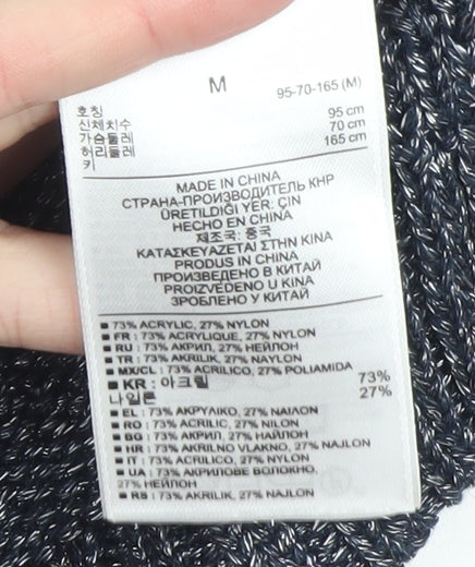 Gap Women Grey Knit Crew Neck Pullover Jumper Size M Acrylic Blend - Image 5